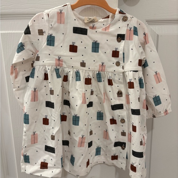 Viverano Presents Side Button Baby Dress + Bloomer (Organic Jersey) - Picture 4 of 8